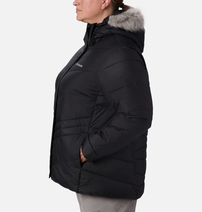 Women's Columbia Peak to Park Insulated Jackets Black | Plus Size CA-ZA64L